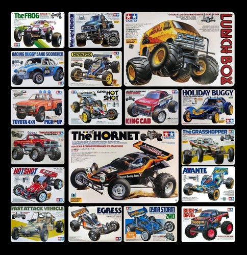 Tamiya car metal - metal, poster