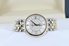 Omega De Ville Wristwatch Stainless Steel & Gold Ref 7314.31.00 Box & Papers