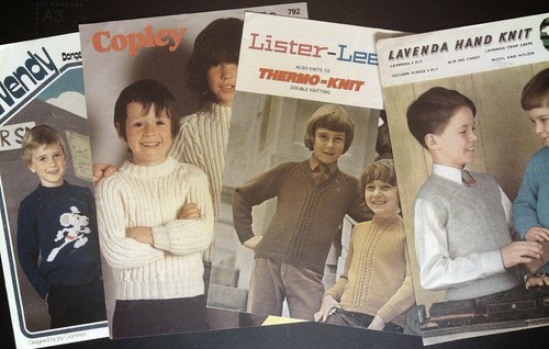 Lot knitting patterns - 4,