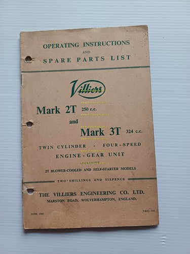 Villiers engines 250 - 250, mark