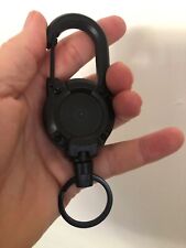 Black Retractable keychain 