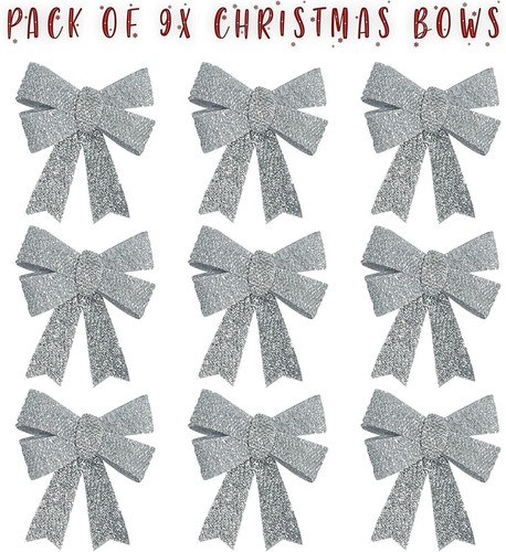 Silver fancy glittered - silver,