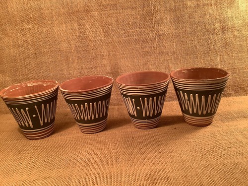 Vintage terracotta plant - plant, pots