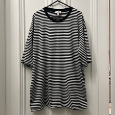 COS Cotton T-Shirt White/Black