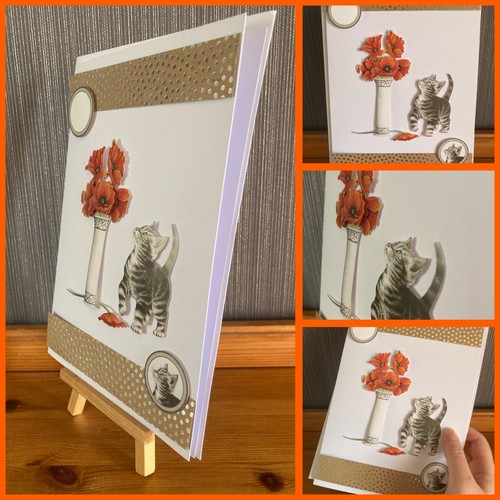 Handmade decoupage card - handmade, 3d