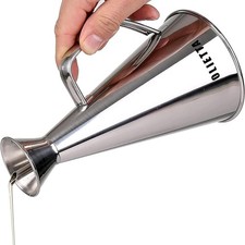 Olietta Oil Dispenser Stainless Steel Non Drip Leak Proof No Mess 0.5L