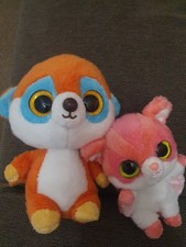 Yoohoo and Friends Sugar Glider (Shooga) & Meerkat (Pookee) Soft Plushes