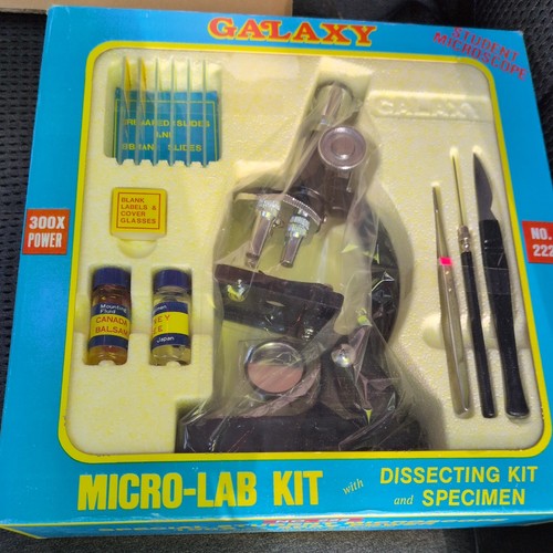 Vtg galaxy microscope - galaxy,