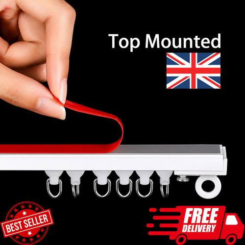 Self adhesive curtain - self, track