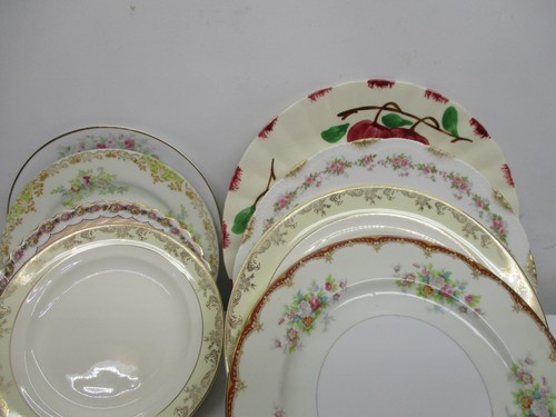 Vintage mismatched china - mismatched,