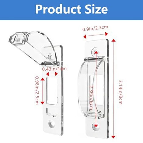 Pack clear abs light switch - pack,