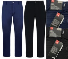 Under Armour UA Showdown Tapered Golf Trouser Pant - Navy Black LONG LEG -RRP£65