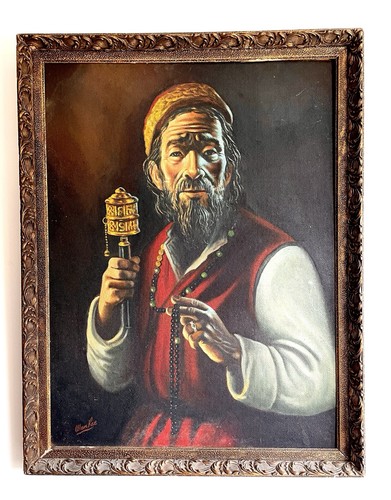 Large oil painting tibetan - painting:,