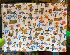 Vintage 1960s  1970s  Magic Roundabout Fabric