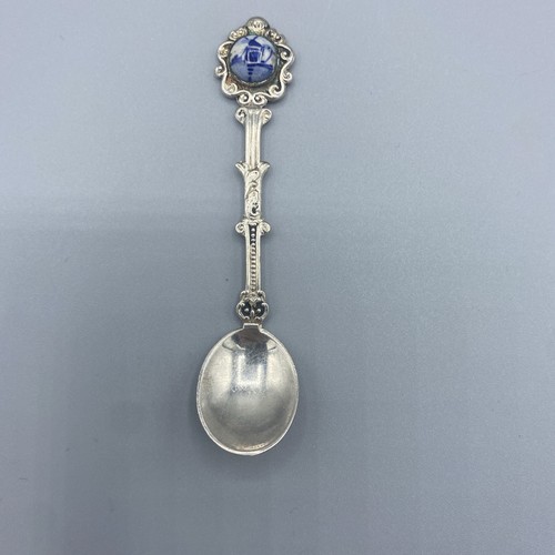 Vintage silver spoon with - silver,