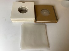 7” Single  Vinyl Record Jacket, 27 x Card, 10x card Plastic Liner ,25 clear