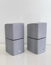 2 X BOSE SILVER DOUBLE CUBE LIFESTYLE ACCOUSTIMASS 10 15 SPEAKERS