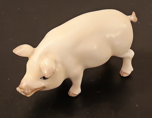 Herend pig 15301 natural - pig,