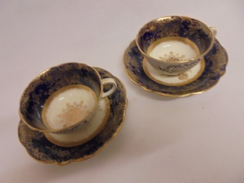 Two aynsley cobalt blue - aynsley,