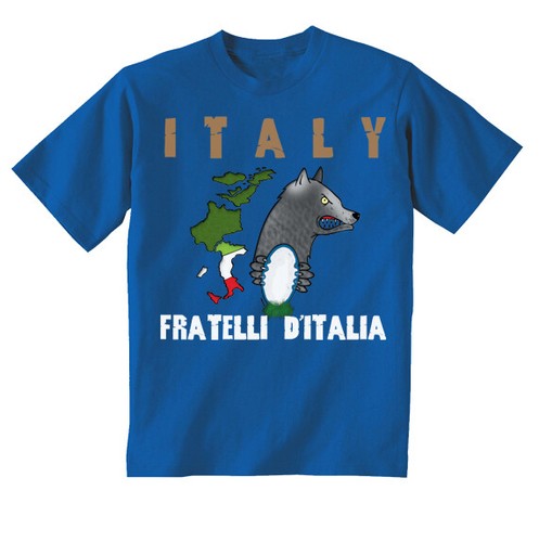 Italy rugby mascot shirt - italy, t-shirt