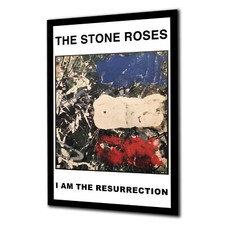 Poster Inspired by Stone Roses I Am the Resurrection Madchester Legend Tribute
