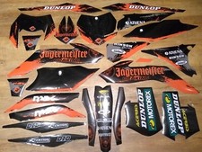 KTM EXC EXCF SX XC 125 200 250 300 350 450 500 525 530 GRAPHICS KIT 2013 - 2015