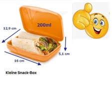 Tupperware Snack Box Orange