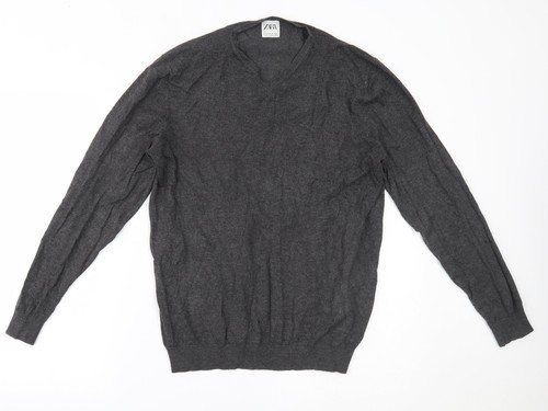Zara mens grey pullover - ,