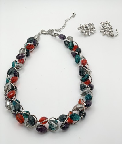 Beaded statement necklace - m&s,