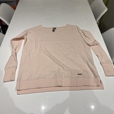 SWEATY BETTY GORGEOUS SLOUCHED RELAXED OVER SIZE XXS-S JUMPER BABY PINK