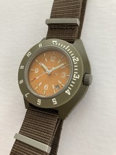 Marathon Watch Co X J. Crew Pilot's Navigator with Date Orange JCREW Swiss