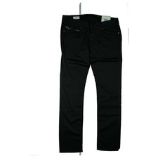 Pepe Jeans W34 L32 Women Pants New Brooke Stretch Slim Fit Leg Black Shiny New