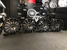 Ex Display 19" Mercedes AMG Turbine Style Black Alloys 8.5J/9.5J C-class E-class