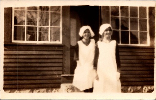 Rppc young women caps - rppc,,