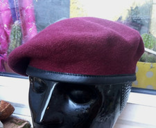 British Army Issue Parachute Regiment Beret Airborne Forces 58 cm L Maroon Para