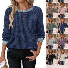 Womens Jumper Tops Knitted