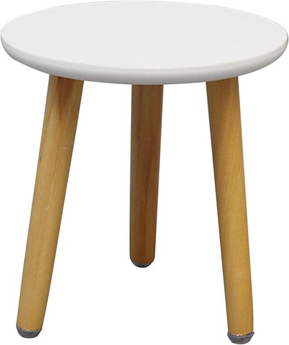 Wooden stool display stand - wooden,