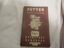 PETTER PAZ1 DIESEL ENGINE