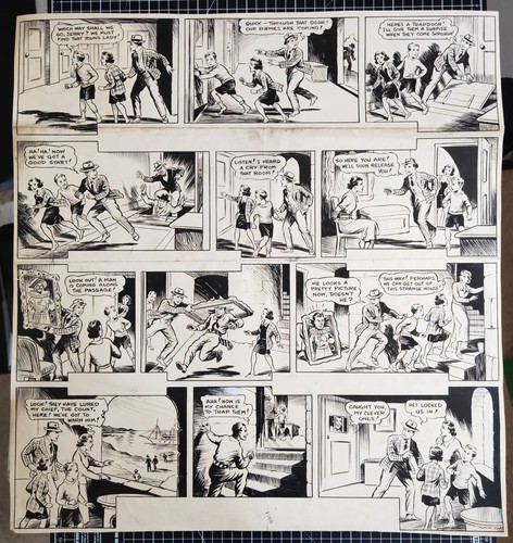 Original british comic art - british,