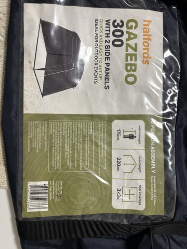 Halfords 300 waterproof gazebo - halfords,