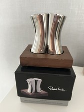 Robert Welch Salt And Pepper Drift Stainless Steel New