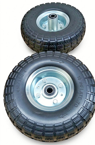 Solid rubber wheels - 2x, 10