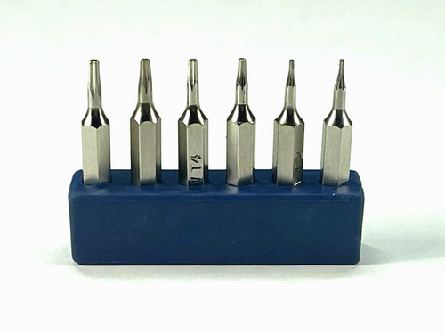 Torx screwdriver bit set - 6x,