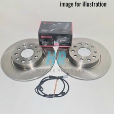 FRONT BRAKE DISCS 330MM & BREMBO PADS FOR BMW 4 SERIES F32 F82 F36 14-20