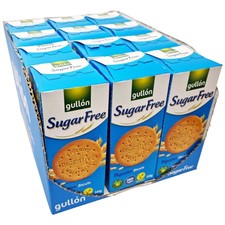 Gullon Sugar Free Digestive Biscuits (12 x 245g) - for Diabetics - Long Expiry