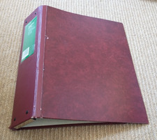A4 Empty Magazine Binder to hold 14 Magazines (+11 Spare Bars) Burgundy/Dark Red