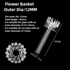 Transparent Aquarium Skimmer Acrylic Lily Pipe Spin Surface Inflow Outflow Water