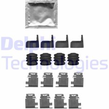 Fits DELPHI LX0687 Accessory Kit, disc brake pad OE REPLACEMENT