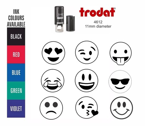 Emoji rubber stamp - stamp,, loyalty