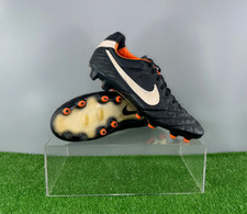 Nike Tiempo Legend IV FG 454316-018 US9 UK8 Black boots Cleats mens Football